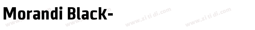 Morandi Black字体转换